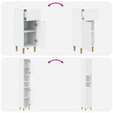 3 Piece Bathroom Cabinet Set ARNHEM Engineered Wood