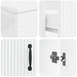 3 Piece Bathroom Cabinet Set HAARLEM Engineered Wood
