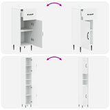 3 Piece Bathroom Cabinet Set HAARLEM Engineered Wood - Extra Image