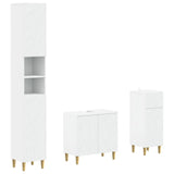 3 Piece Bathroom Cabinet Set DELFT Engineered Wood