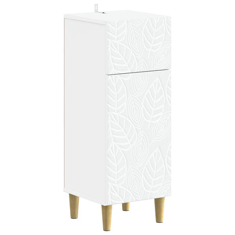 3 Piece Bathroom Cabinet Set DELFT White Engineered Wood, image 5