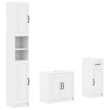 3 Piece Bathroom Cabinet Set UTRECHT Engineered Wood
