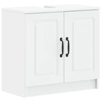 3 Piece Bathroom Cabinet Set UTRECHT White Engineered Wood