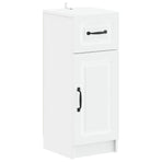 3 Piece Bathroom Cabinet Set UTRECHT White Engineered Wood