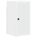4 Piece Bathroom Cabinet Set EDE White Engineered Wood