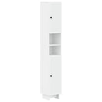 4 Piece Bathroom Cabinet Set EDE White Engineered Wood