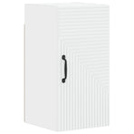4 Piece Bathroom Cabinet Set HAARLEM White Engineered Wood