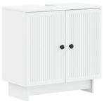 3 Piece Bathroom Cabinet Set EDE 3 pcs White 30 x 31 x 80 cm