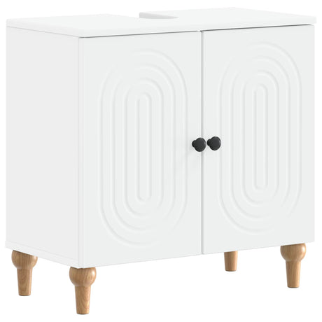 3 Piece Bathroom Cabinet Set ALKMAAR 3 pcs White, image 3
