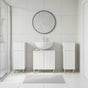 3 Piece Bathroom Cabinet Set ARNHEM 3 pcs White 30 x 31 x 80 cm