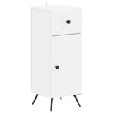 2 Piece Bathroom Cabinet Set BREDA White Engineered Wood