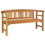 Garden Rose Lounge Set 4 pcs Solid Acacia Wood - Rear View