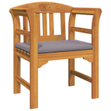 Garden Rose Lounge Set with Cushion 4 pcs Solid Acacia Wood
