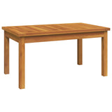 Garden Rose Lounge Set with Cushion 4 pcs Solid Acacia Wood