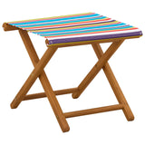 Deck Chair 4 pcs 3 Position Solid Eucalyptus Wood Multicolour - Top-Down View