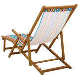 Folding Sun Lounger 2 pcs 3 Position Solid Eucalyptus Wood - 45-Degree Angle