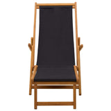 Folding Sun Lounger 2 pcs 3 Position Solid Eucalyptus Wood