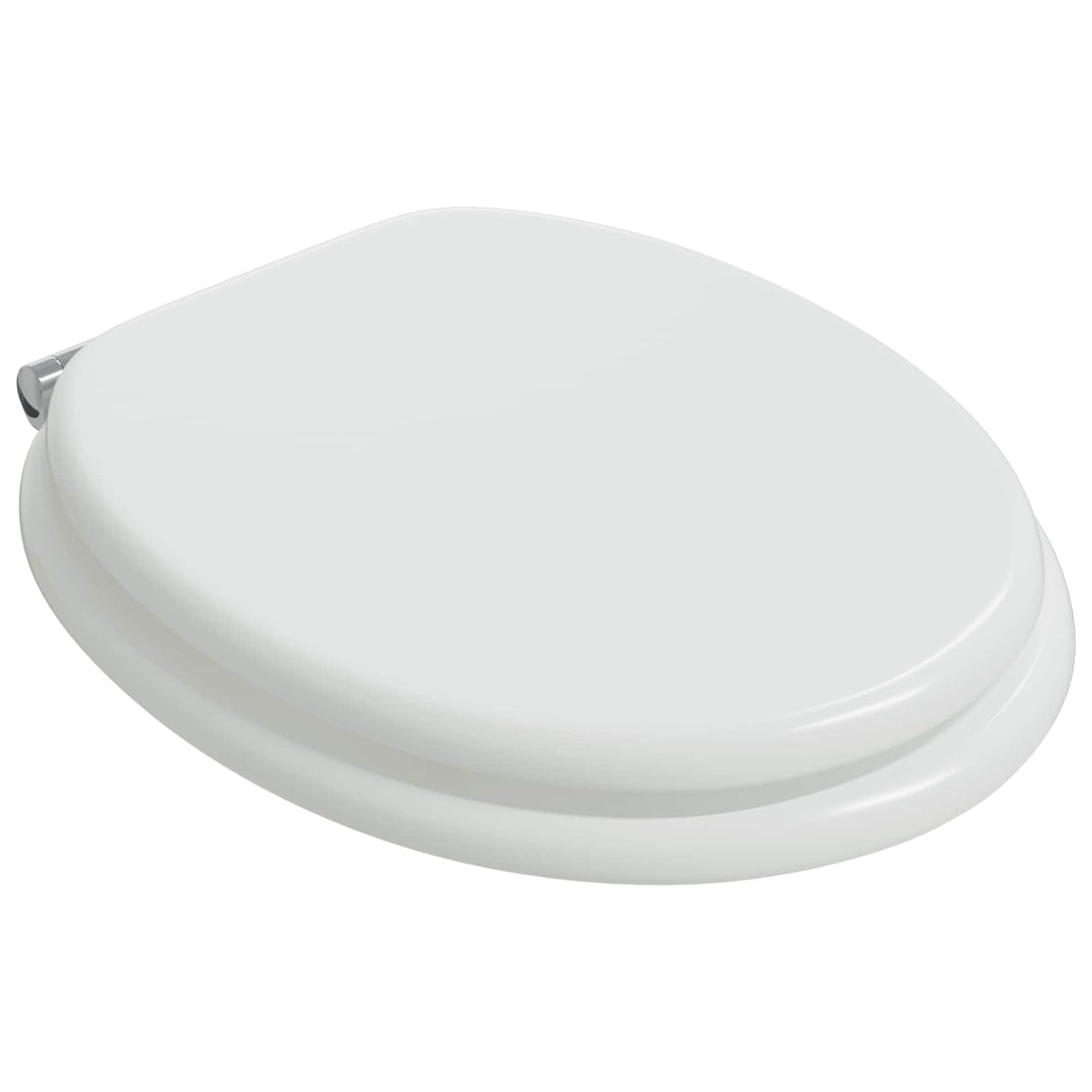 Soft-Close Toilet Seat White 44 x 38 cm MDF board