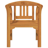 Rose Bench Natural 68.5 x 46 x 82.5 cm Solid Acacia Wood - Top-Down View