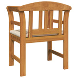 Rose Bench Natural 68.5 x 46 x 82.5 cm Solid Acacia Wood