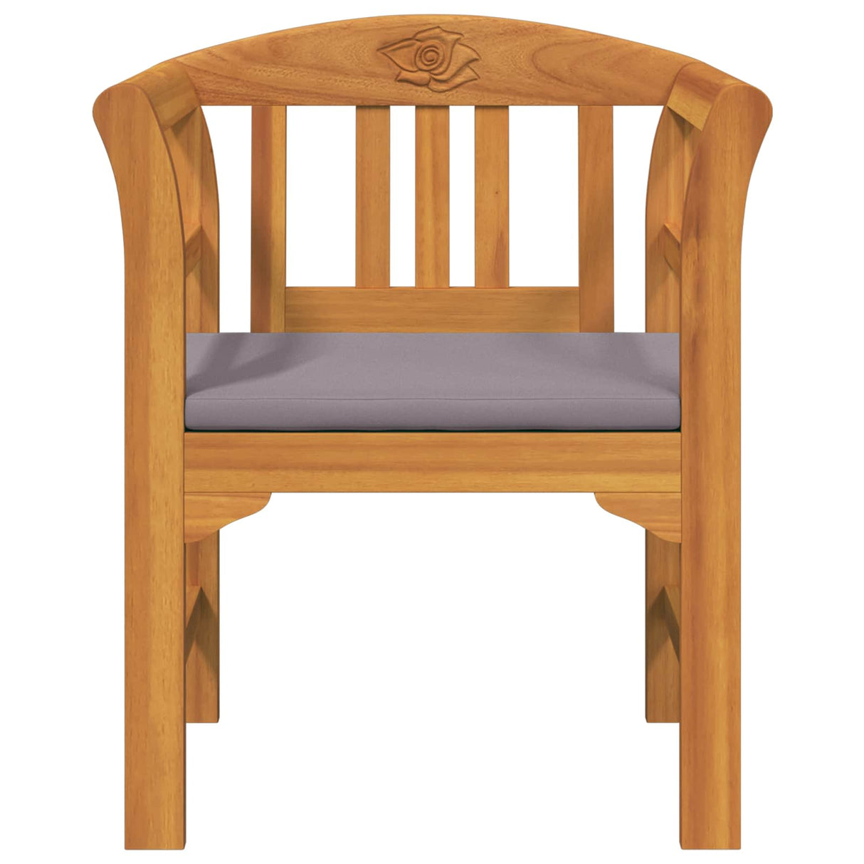 Rose Bench Natural 68.5 x 46 x 82.5 cm Solid Acacia Wood