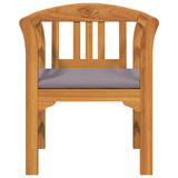 Rose Bench Natural 68.5 x 46 x 82.5 cm Solid Acacia Wood - Top-Down View