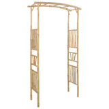 Garden Arch Natural 110 x 40 x 205 cm Bamboo