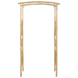 Garden Arch Natural 110 x 40 x 205 cm Bamboo
