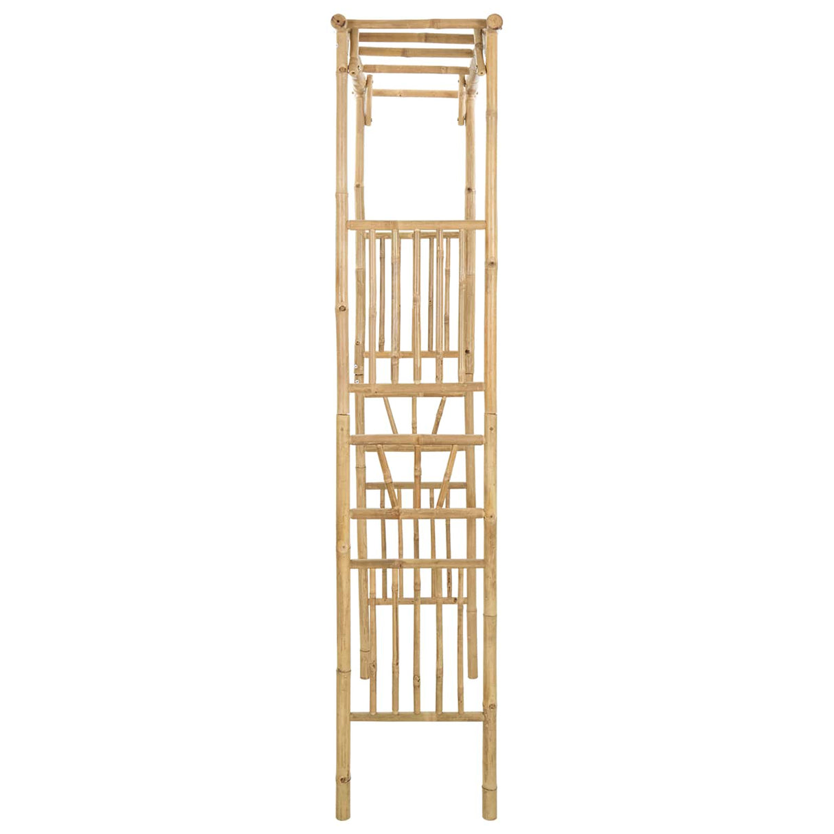 Garden Arch Natural 110 x 40 x 205 cm Bamboo