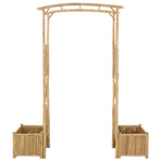 Garden Arch Natural 177 x 40 x 205 cm Bamboo