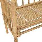 Garden Arch with Bench 115 x 50 x 205 cm Bamboo