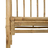 Garden Arch with Bench 115 x 50 x 205 cm Bamboo