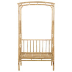 Garden Arch with Bench 115 x 50 x 205 cm Bamboo