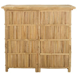 Outdoor Bar Table Natural 115 x 55 x 105 cm Bamboo