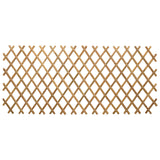 Expandable Trellis Fence 2 pcs Light Brown 100 x 105 cm Bamboo