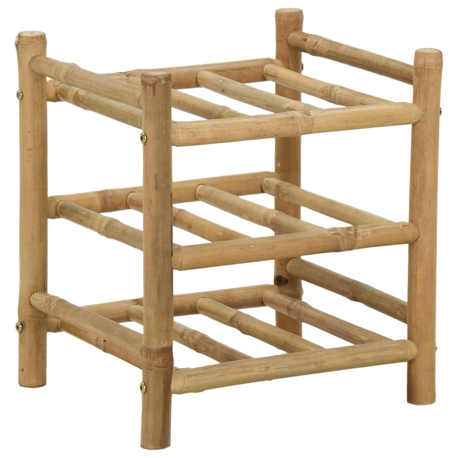 Wine Rack Bamboo Natural