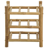 Wine Rack Natural 32.5 x 29.5 x 36 cm Bamboo