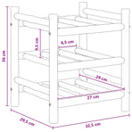Wine Rack Bamboo Natural