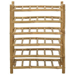 Wine Rack Bamboo Natural