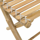 Garden Chair 4 pcs Natural Bamboo