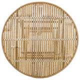 Garden Table Natural 80 x 70 cm Bamboo
