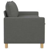 Sofa Dark Grey 156 x 81 x 87.5 cm Fabric - Top-Down View