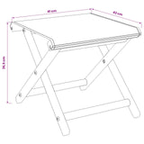Deck Chair 2 pcs Solid Eucalyptus Wood Multicolour