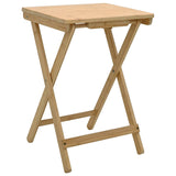 Kitchen Table Folding Manual Natural 40 x 30 x 53.5 cm Bamboo
