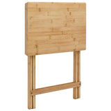 Kitchen Table Folding Manual Natural 40 x 30 x 53.5 cm Bamboo - Top-Down View
