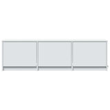 TV Cabinet with LED White 140 x 34 x 40 cm Engineered Wood