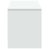 TV Cabinet with LED White 140 x 34 x 40 cm Engineered Wood