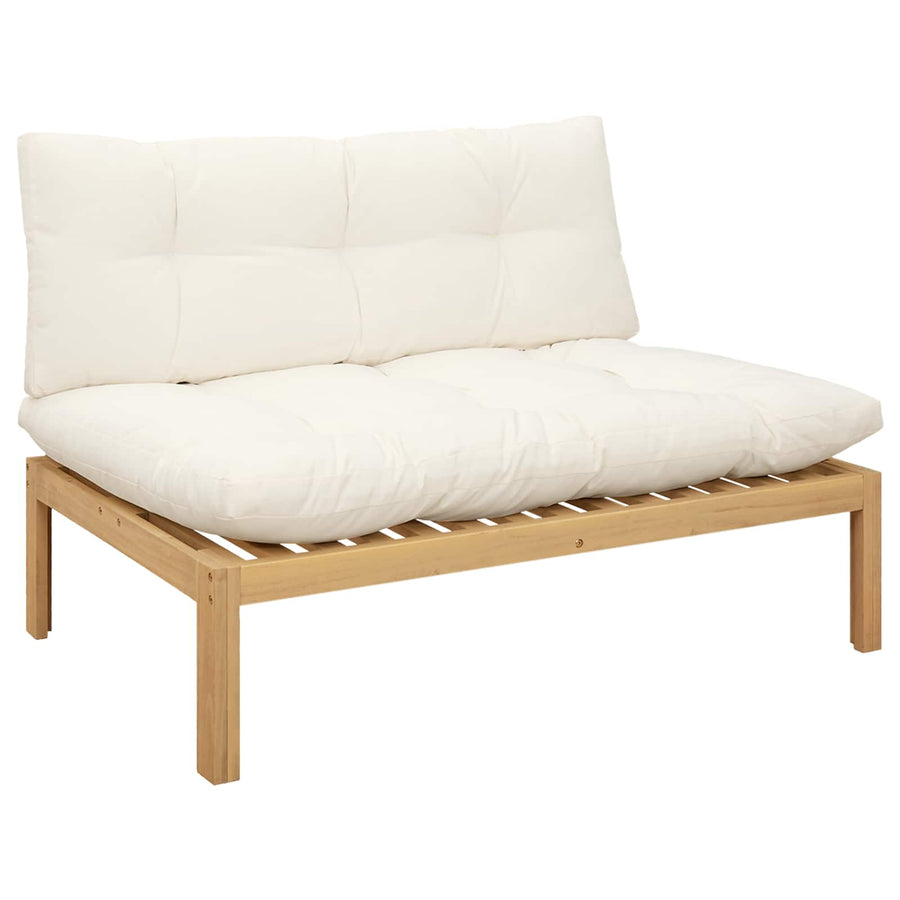 Middle Sofa Unit 2-Seater Acacia Wood
