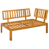 5 Piece Garden Pallet Sofa Units Solid Acacia Wood Natural - Extra Image