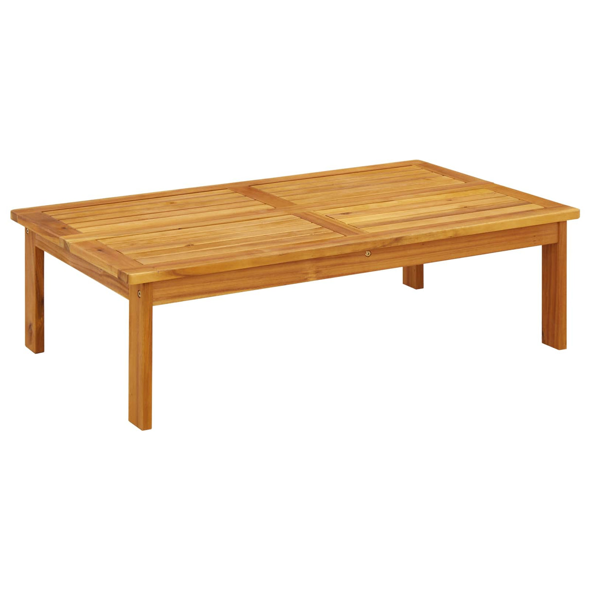 4 Piece Garden Pallet Sofa Units Solid Acacia Wood Natural